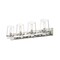 Z-Lite Callista 4 Light Vanity, Polished Nickel & Clear 3032-4V-PN - alternate 7